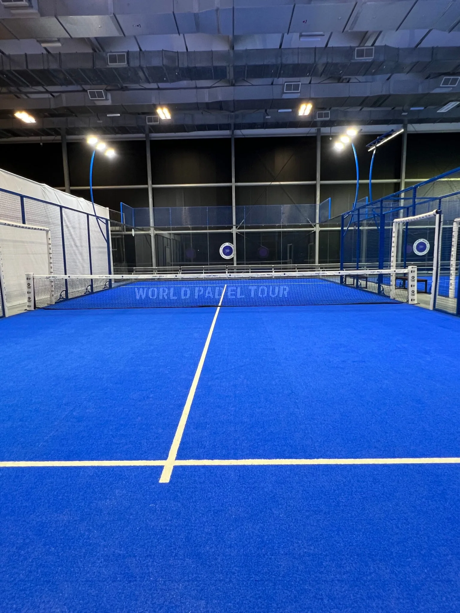 Panoramic padel court built by Forsan in Abu Dhabi
